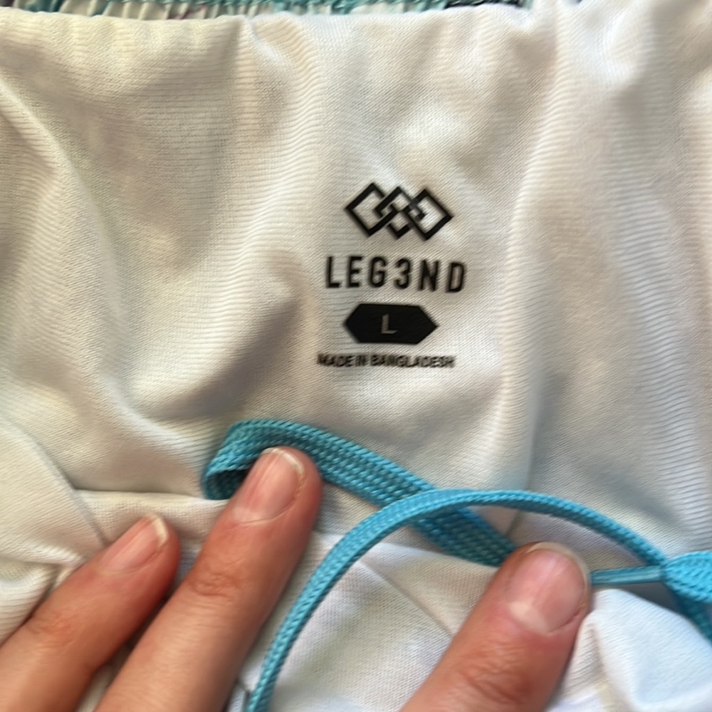 Legend Tropical Look Work Out Shorts - Picture 2 of 8